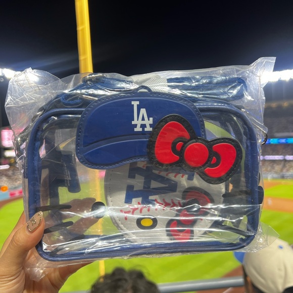 Handbags - Dodgers hello kitty crossbody bag